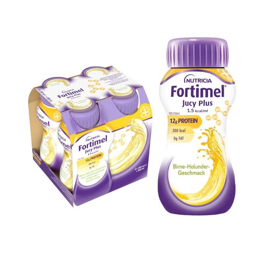 Fortimel Jucy Plus Birne Holunder, 32x200 ml, Danone Deutschland GmbH