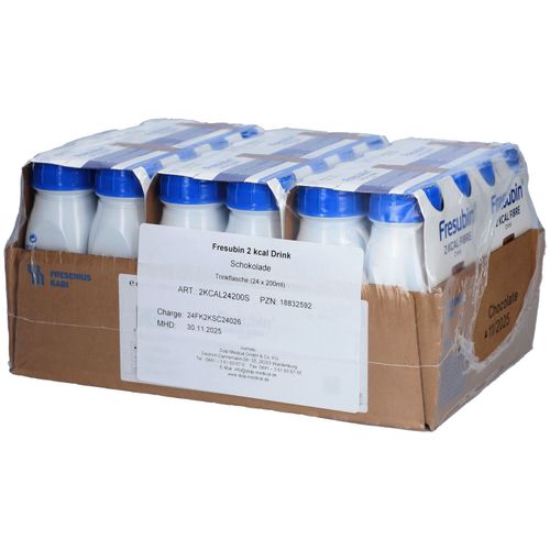 Fresubin 2 kcal Drink Fibre Schokolade Trinkfl., 24x200 ml, Dolp Medical GmbH & Co. KG