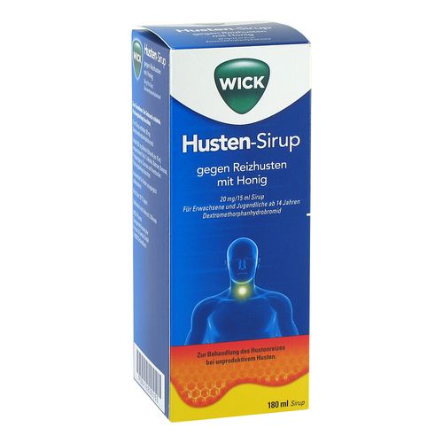 WICK Husten-Sirup gegen Reizhusten mit Honig, 180 ml, WICK Pharma - Zweigniederlassung der Procter & Gamble GmbH WICK Husten-Sirup gegen Reizhusten mit Honig, 180 ml, WICK Pharma - Zweigniederlassung der Procter & Gamble GmbH