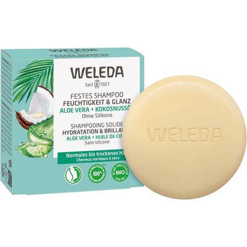 WELEDA FESTES SHAMPOO Feuchtigkeit & Glanz, 50 g, Weleda AG
