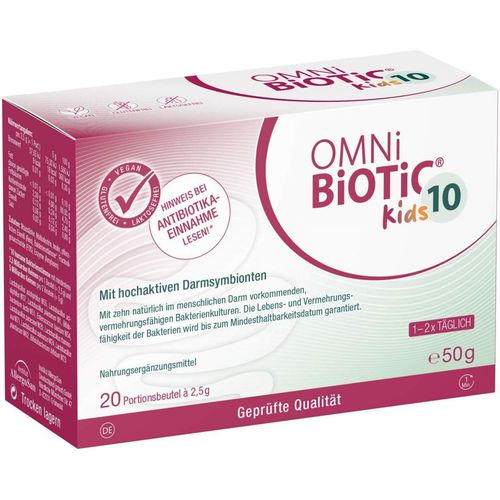 OMNI BIOTIC 10 Kids 2.5g, 20 Stk., INSTITUT ALLERGOSAN Deutschland (privat) GmbH