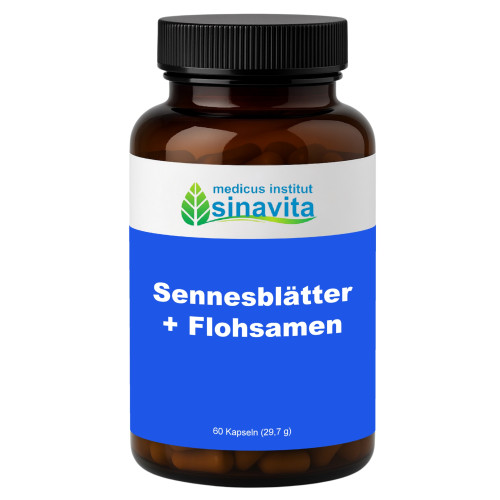 Sennesbl&auml;tter+Flohsamen, 60 Stk., medicus sinavita GmbH