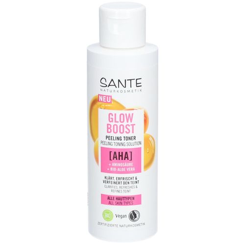 Glow Boost Toner AHA Aminosäure & Bio-Aloe Vera, 125 ml, LOGOCOS Naturkosmetik GmbH & Co. KG