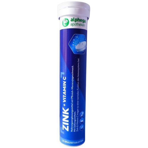 Alphega Zink + Vitamin C Brausetabletten, 20 Stk., Alliance Healthcare Deutschland GmbH