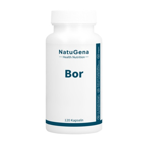 Bor 3 mg + Akazienfasern vegan, 120 Stk., NatuGena GmbH