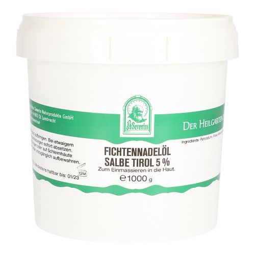 FICHTENNADELOEL SALBE TIROL 5%, 1000 g, Hecht-Pharma GmbH