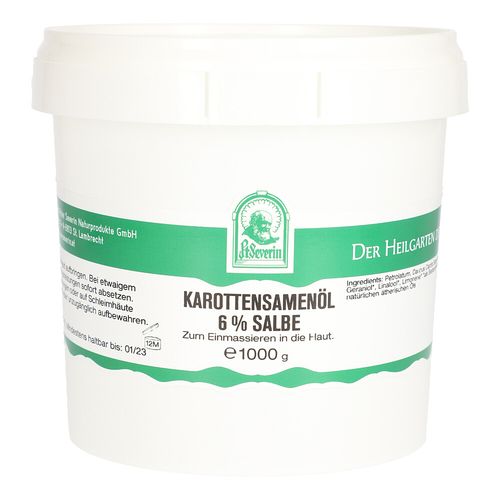KAROTTENSAMENOEL 6% SALBE, 1000 g, Hecht-Pharma GmbH