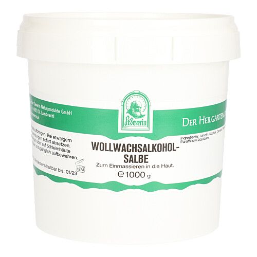 WOLLWACHSALKOHOLSALBE WASSERHALTIG, 1000 g, Hecht-Pharma GmbH