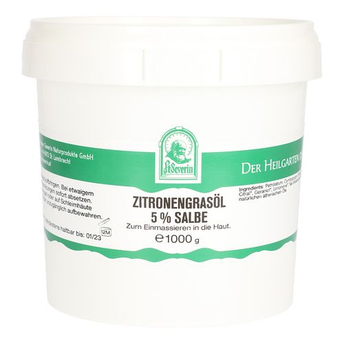 ZITRONENGRASOEL 10% SALBE, 1000 g, Hecht-Pharma GmbH