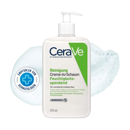 CERAVE Creme-zu-Schaum Reinigung, 473 ml, L'Oreal Deutschland GmbH Gesch&auml;ftsbereich CeraVe