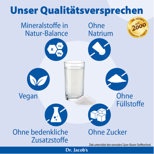 Dr.Jacob's Basenpulver pur Basen-Citrat-Laktat+Mineralstoffe, 200 g, Dr. Jacob's Medical GmbH