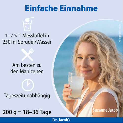 Dr.Jacob's Basenpulver pur Basen-Citrat-Laktat+Mineralstoffe, 200 g, Dr. Jacob's Medical GmbH