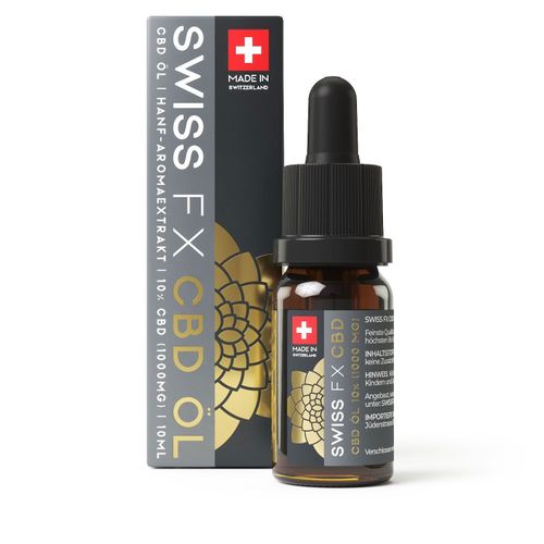 SWISS FX CBD 10% FS Cannabidiol &Ouml;l 1000 mg, 10 ml, Deep Green B.V.