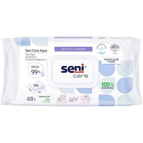 Seni Care Aqua Feuchtt&uuml;cher, 1x48 Stk., Tzmo Deutschland GmbH