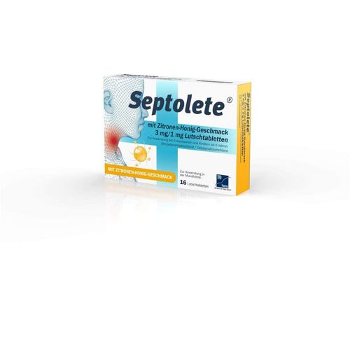 Septolete mit Zitronen-Honig-Geschmack 3 mg/1 mg, 16 Stk., TAD Pharma GmbH