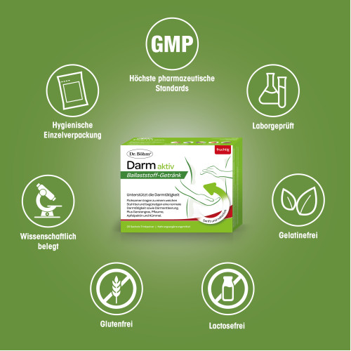 Dr. B&ouml;hm Darm aktiv, 20x6,3 g, Apomedica Pharmazeutische Produkte GmbH