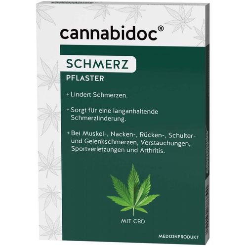 CANNABIDOC SCHMERZPFLASTER, 8 Stk., Janus Medica GmbH
