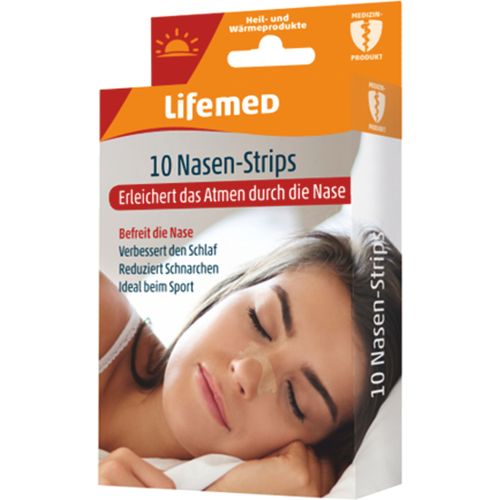 Lifemed Nasen-Strips hautfarben, 10 Stk., Lifemed GmbH