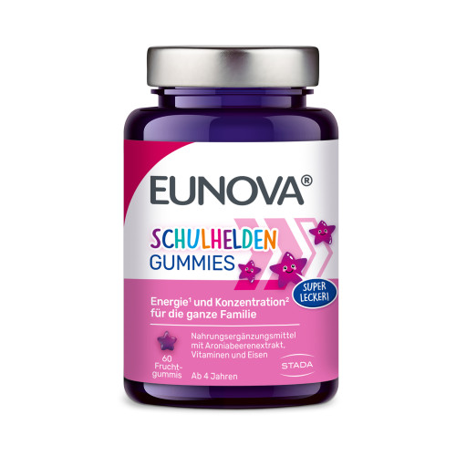 EUNOVA SCHULHELDEN GUMMIES, 60 Stk., STADA Consumer Health Deutschland GmbH