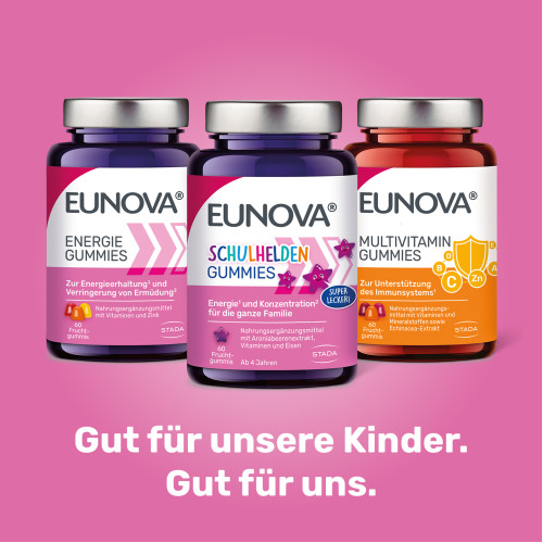 EUNOVA SCHULHELDEN GUMMIES, 60 Stk., STADA Consumer Health Deutschland GmbH