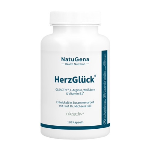HerzGl&uuml;ck L-Arginin + Wei&szlig;dorn, 120 Stk., NatuGena GmbH