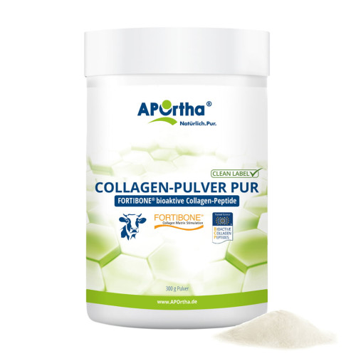 APOrtha FORTIBONE B (Rind) Collagen-Pulver, 300 g, APOrtha Deutschland GmbH