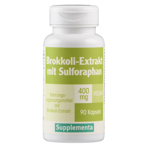 Brokkoli-Extrakt 400 mg (Sulforaphan) Supplementa, 90 Stk., Supplementa GmbH