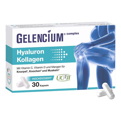 GELENCIUM Hyaluron Kollagen hochdosiert Vitamin C, 30 Stk., Heilpflanzenwohl GmbH GELENCIUM Hyaluron Kollagen hochdosiert Vitamin C, 30 Stk., Heilpflanzenwohl GmbH