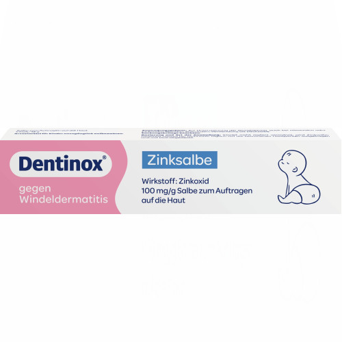 Dentinox Zinksalbe gegen Windeldermatitis, 45 g, Dentinox Gesellschaft f&uuml;r pharmazeutische Pr&auml;parate