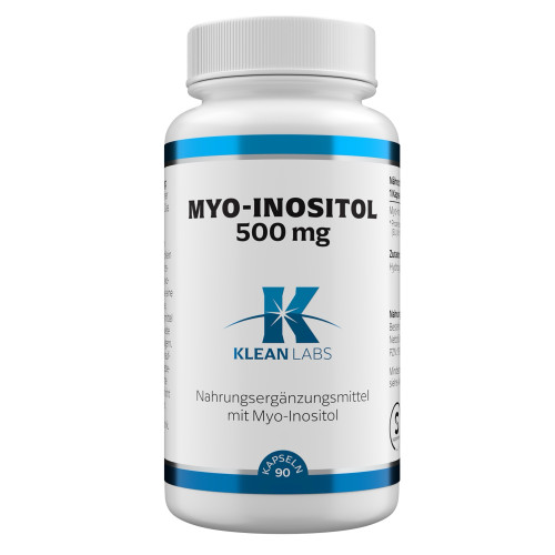 Myo-Inositol 500 mg KLEAN LABS, 90 Stk., Supplementa GmbH