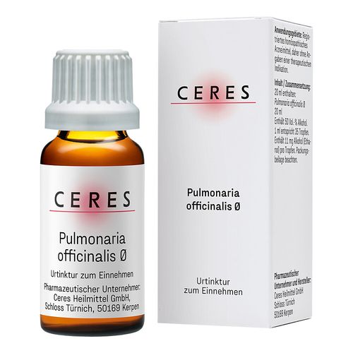 Ceres Pulmonaria officinalis Urtinktur, 20 ml, Ceres Heilmittel GmbH Ceres Pulmonaria officinalis Urtinktur, 20 ml, Ceres Heilmittel GmbH