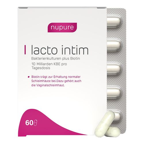 lacto intim - Milchsäurebakterien + Biotin, 60 Stk., AixSwiss B.V. lacto intim - Milchsäurebakterien + Biotin, 60 Stk., AixSwiss B.V.