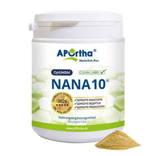 APOrtha NaNa10 veganes Pulver, 400 g, APOrtha Deutschland GmbH