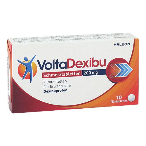 VoltaDexibu Schmerztabletten 200 mg Filmtabletten, 10 Stk., Haleon Germany GmbH