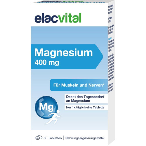 elacvital Magnesium 400 mg, 60 Stk., ELAC Pharma GmbH
