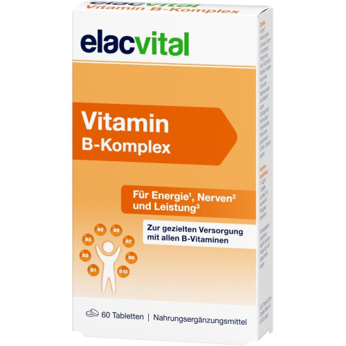 elacvital Vitamin B-Komplex, 60 Stk., ELAC Pharma GmbH