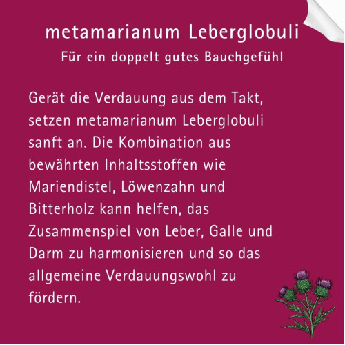 metamarianum Leberglobuli, 10 g, Meta Fackler Arzneimittel GmbH