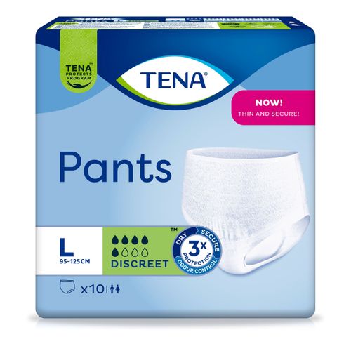 TENA PANTS Discreet L bei Inkontinenz, 6x10 Stk., Essity Germany GmbH