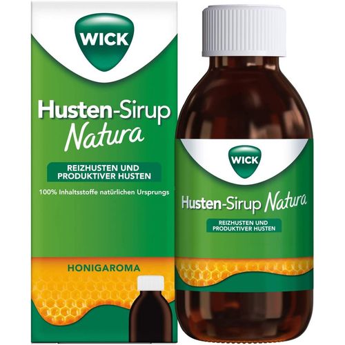 WICK Husten-Sirup Natura, 140 ml, WICK Pharma - Zweigniederlassung der Procter & Gamble GmbH