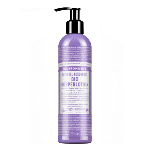 Dr. Bronners BIO KÖRPERLOTION Lavendel-Kokosnuss, 240 ml, Sanopharm Arzneimittelvertriebsgesellschaft mbH