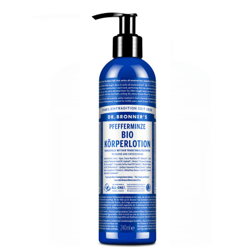 Dr. Bronners BIO KÖRPERLOTION Pfefferminze, 240 ML, Sanopharm Arzneimittelvertriebsgesellschaft mbH