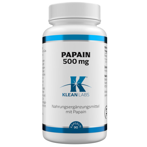 Papain 500 mg KLEAN LABS, 90 Stk., Supplementa GmbH