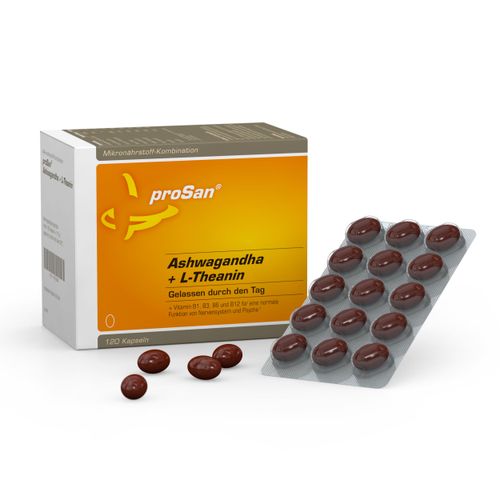 proSan Ashwagandha + L-Theanin, 120 Stk., Prosan Pharmazeutische Vertriebs GmbH