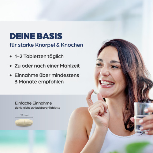 Dr. B&ouml;hm Knorpel & Knochen Tabletten, 120 Stk., Apomedica Pharmazeutische Produkte GmbH
