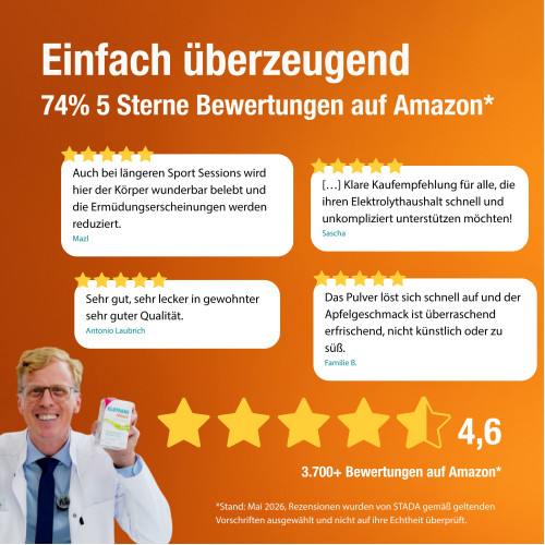 ELOTRANS RELOAD APFEL, 15x7,45 g, STADA Consumer Health Deutschland GmbH