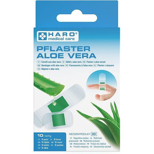 Pflaster Aloe Vera, 10 Stk., Haro medical care GmbH