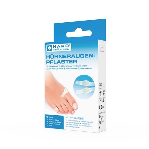 H&uuml;hneraugen - Pflaster, 6 Stk., Haro medical care GmbH