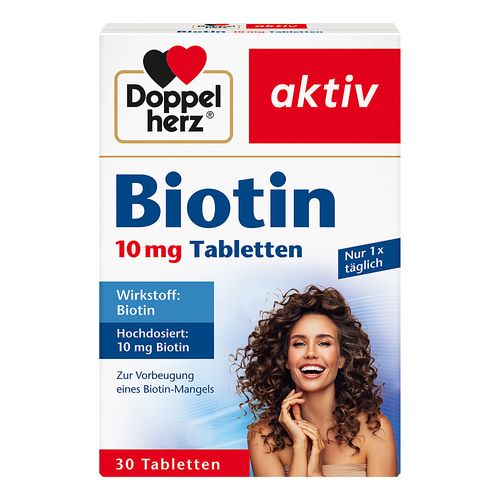 Biotin 10 mg Tabletten, 30 Stk., Queisser Pharma GmbH & Co. KG