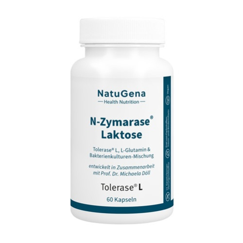 N-Zymarase Laktose L-Glutamin + Bakterienkomplex, 60 Stk., NatuGena GmbH