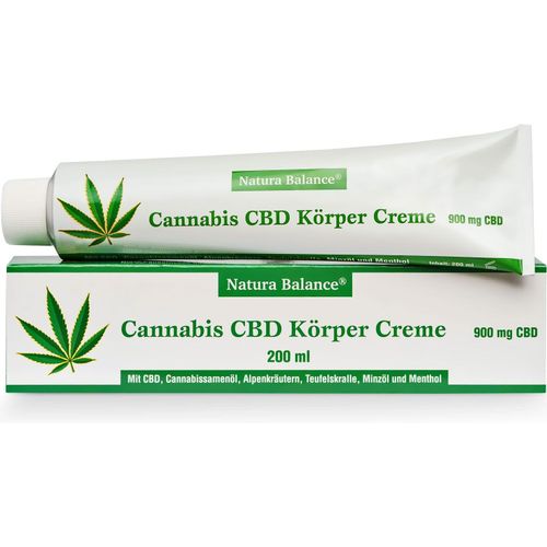 Cannabis CBD Körper Creme, 200 ml, Natura Balance Kosmetik GmbH